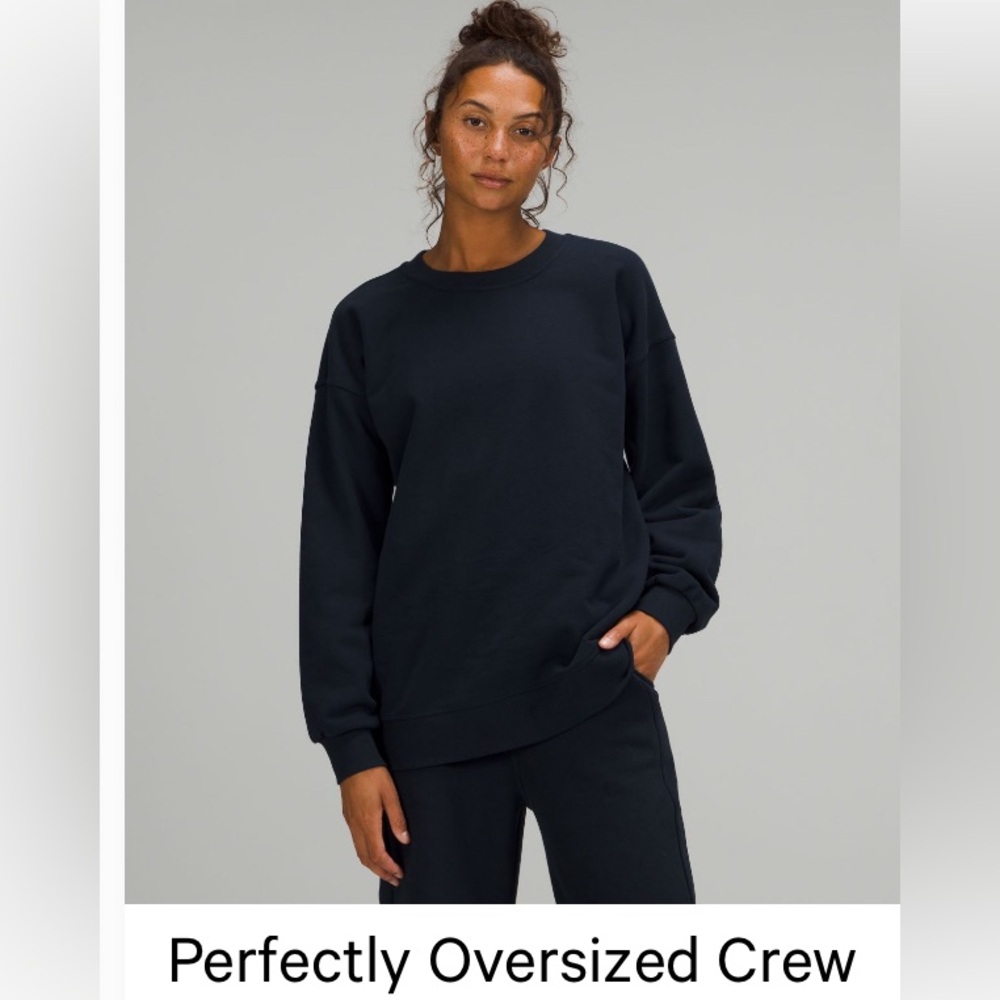 Lululemon navy crewneck pullover